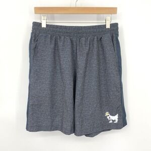 GOAT USA Men Size Medium Shorts Blue Performance Stretch Quick Dry Unlined